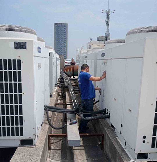 海淀中央空调制热和不制冷系统维修方法